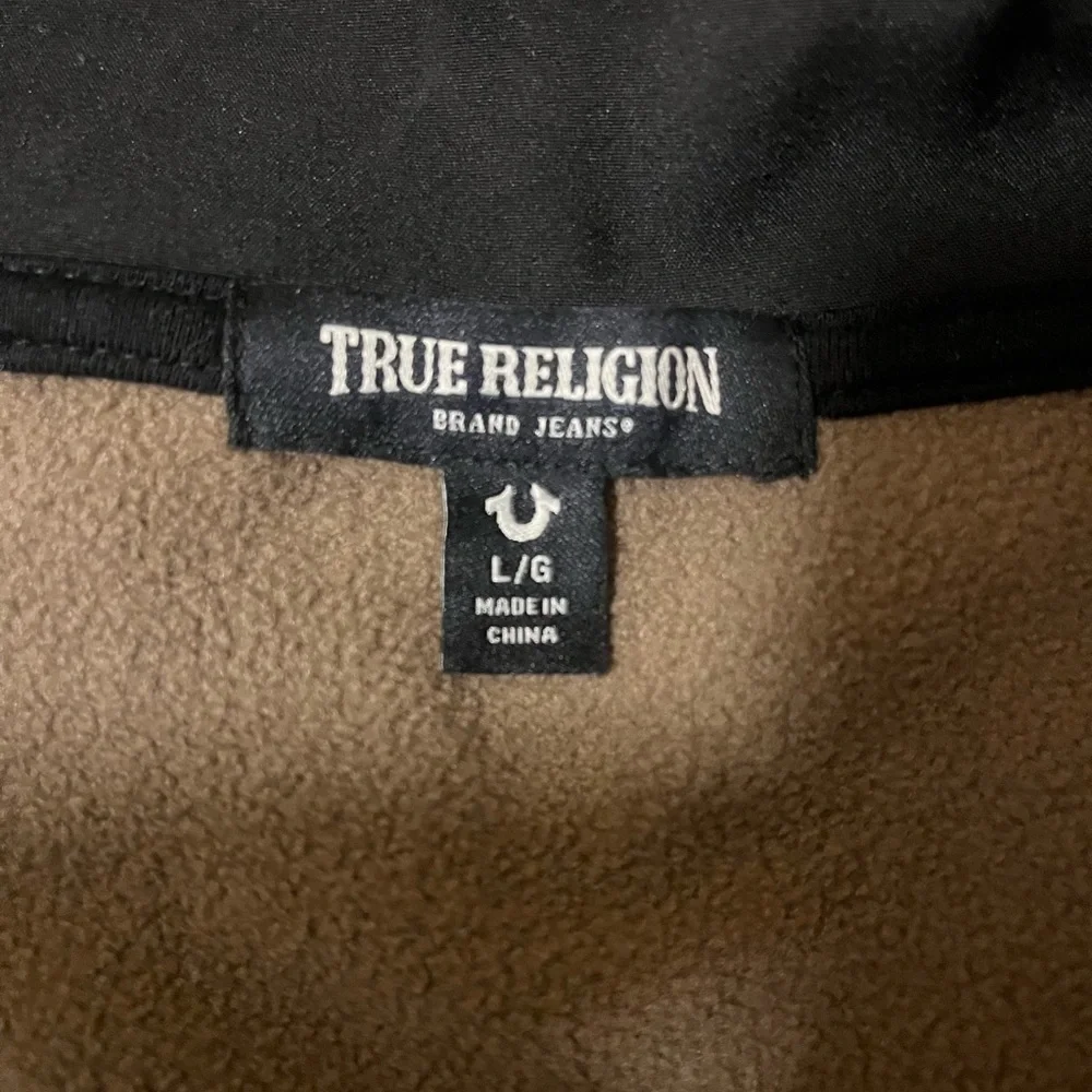 True Religion Fleece Zip Up Jacket